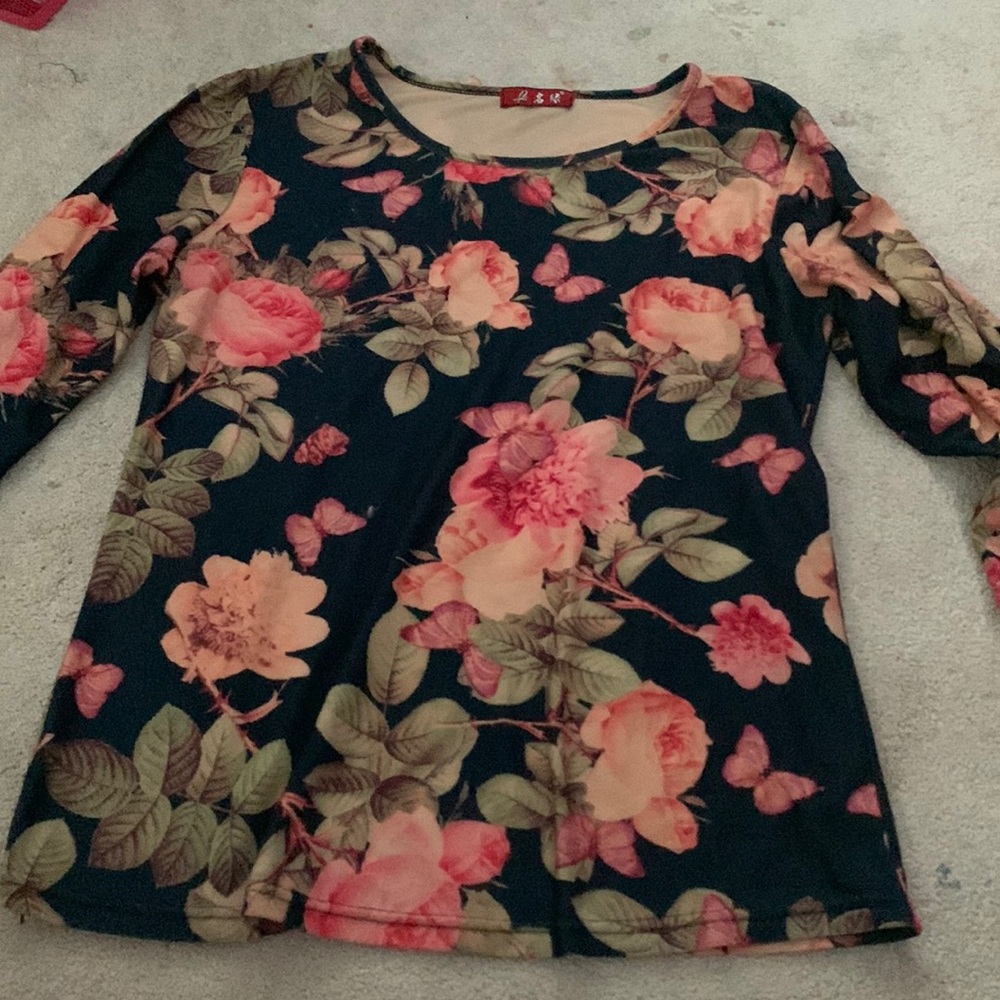 soft floral top